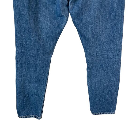 LEVI'S PREMIUM 501 Skinny Jeans High Rise Distressed Sansome Street 32 Grunge - Picture 7 of 13